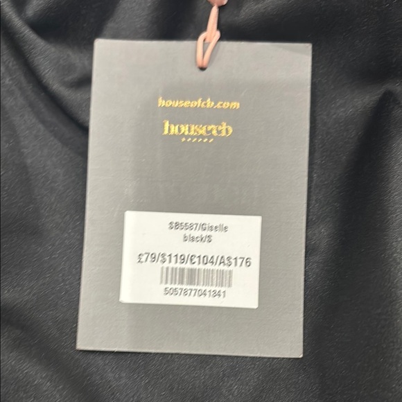 HOUSE OF CB Black Bodysuit Size Small Giselle - Picture 3 of 8